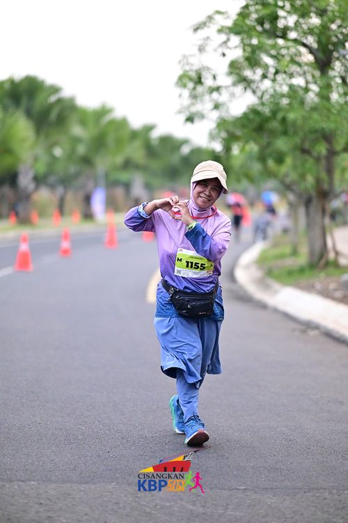 Race photo from CISANGKAN KBP CITY RUN 2025