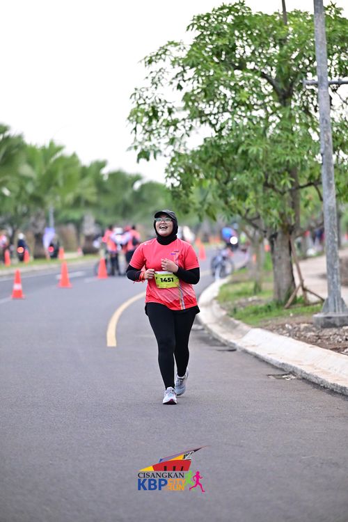 Race photo from CISANGKAN KBP CITY RUN 2025