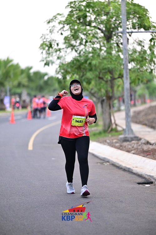 Race photo from CISANGKAN KBP CITY RUN 2025