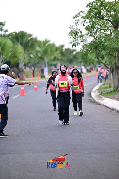 Race photo from CISANGKAN KBP CITY RUN 2025