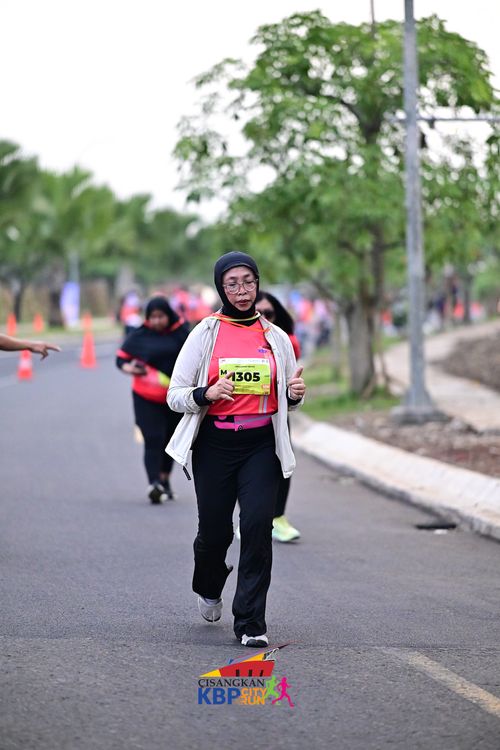 Race photo from CISANGKAN KBP CITY RUN 2025