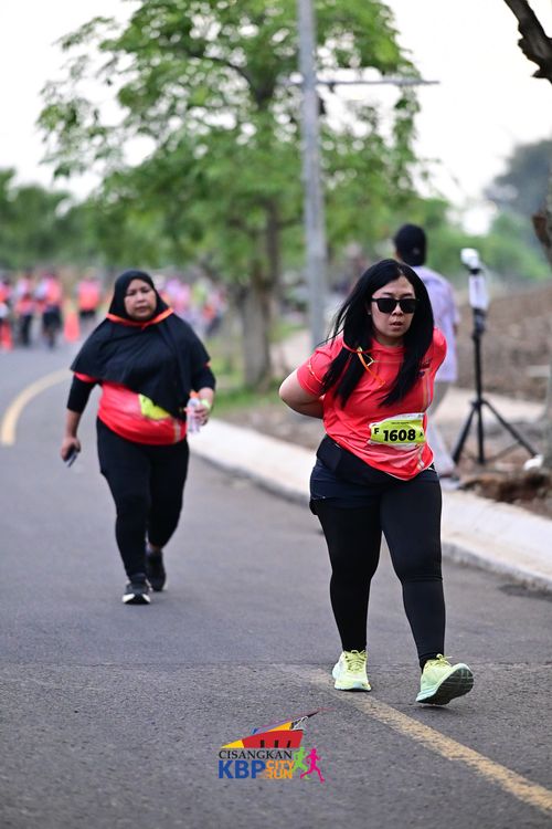 Race photo from CISANGKAN KBP CITY RUN 2025