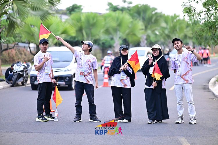 Race photo from CISANGKAN KBP CITY RUN 2025