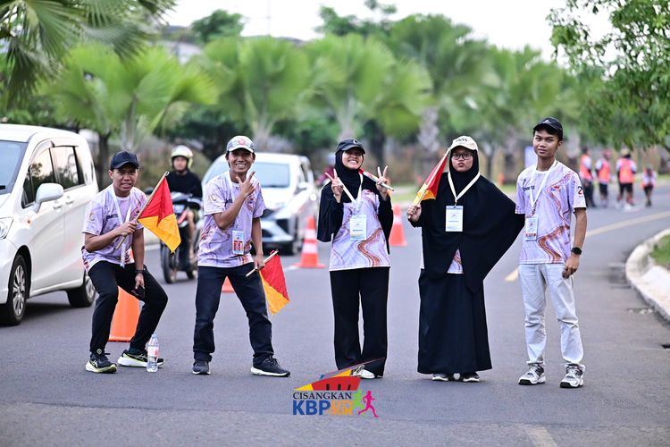 Race photo from CISANGKAN KBP CITY RUN 2025