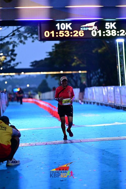 Race photo from CISANGKAN KBP CITY RUN 2025