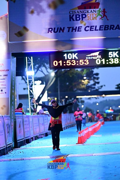 Race photo from CISANGKAN KBP CITY RUN 2025
