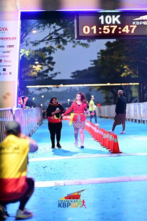Race photo from CISANGKAN KBP CITY RUN 2025