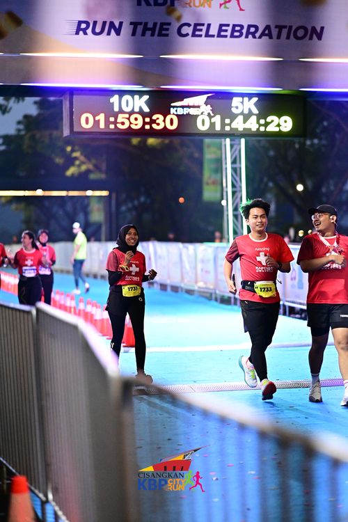 Race photo from CISANGKAN KBP CITY RUN 2025