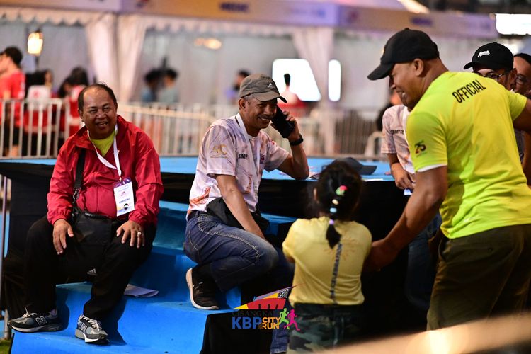 Race photo from CISANGKAN KBP CITY RUN 2025