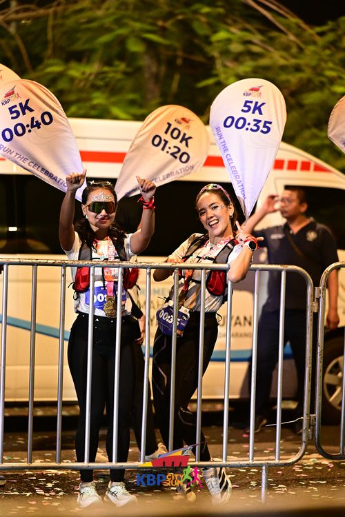 Race photo from CISANGKAN KBP CITY RUN 2025
