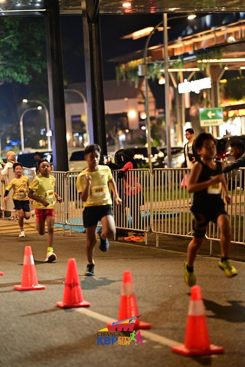 Race photo from CISANGKAN KBP CITY RUN 2025