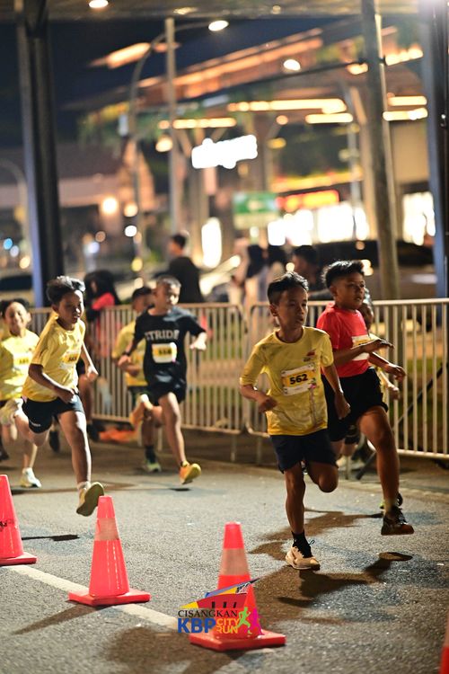 Race photo from CISANGKAN KBP CITY RUN 2025