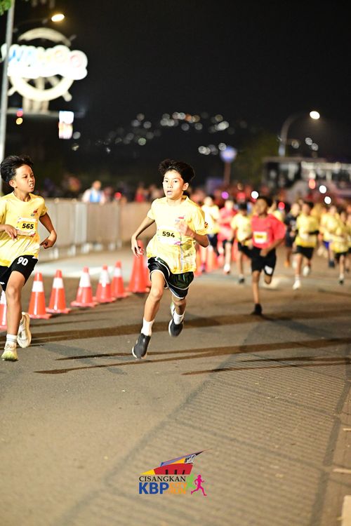 Race photo from CISANGKAN KBP CITY RUN 2025