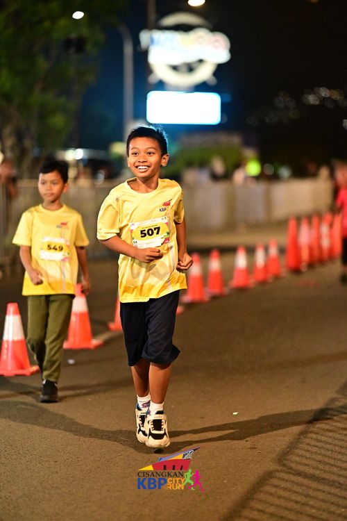 Race photo from CISANGKAN KBP CITY RUN 2025