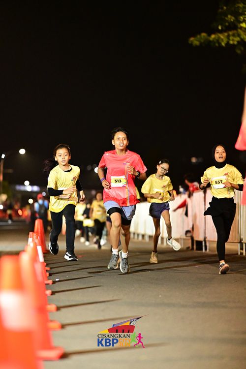 Race photo from CISANGKAN KBP CITY RUN 2025