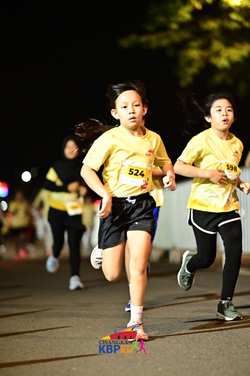 Race photo from CISANGKAN KBP CITY RUN 2025