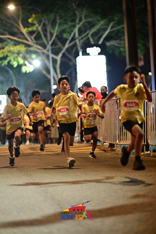 Race photo from CISANGKAN KBP CITY RUN 2025
