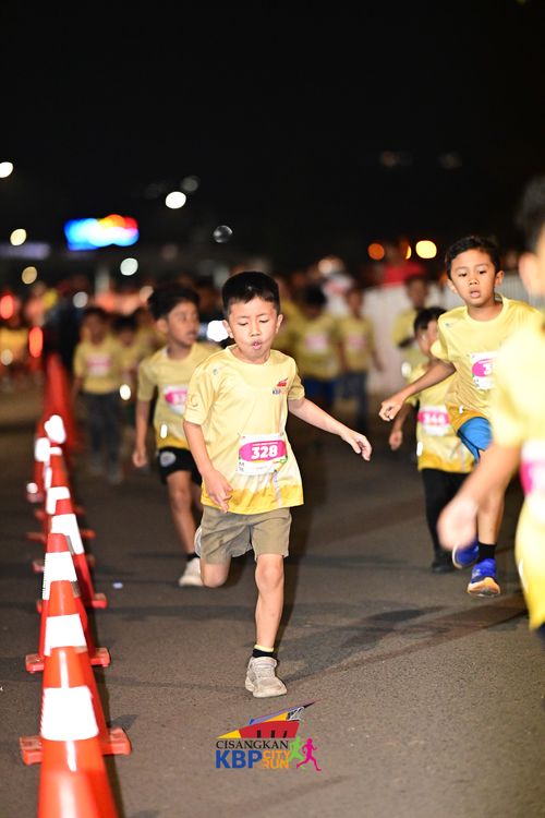 Race photo from CISANGKAN KBP CITY RUN 2025
