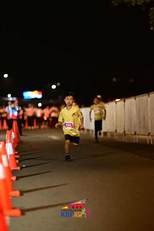 Race photo from CISANGKAN KBP CITY RUN 2025