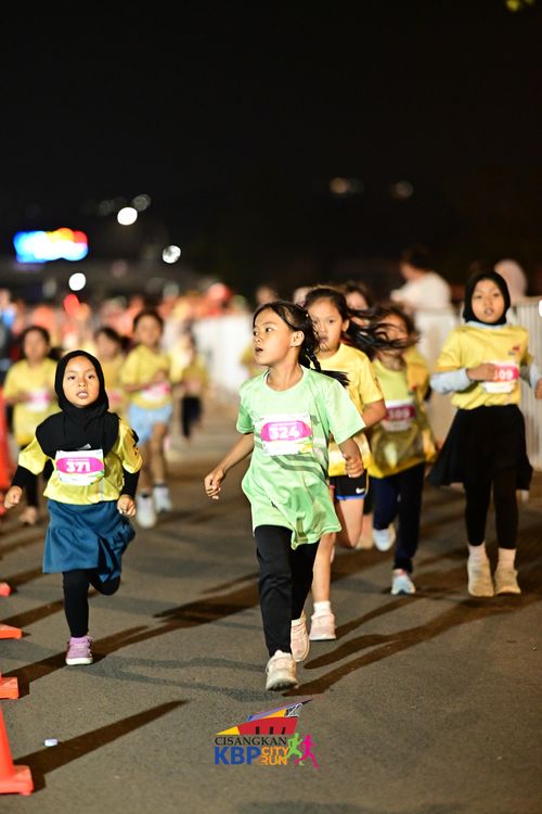 Race photo from CISANGKAN KBP CITY RUN 2025
