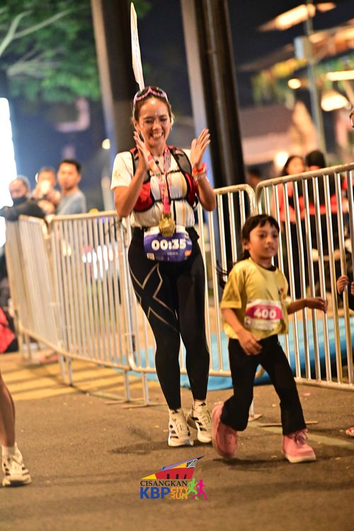 Race photo from CISANGKAN KBP CITY RUN 2025