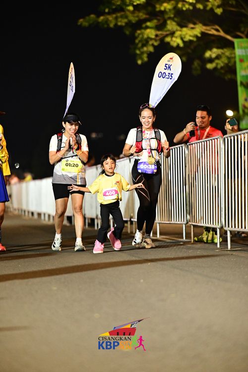Race photo from CISANGKAN KBP CITY RUN 2025