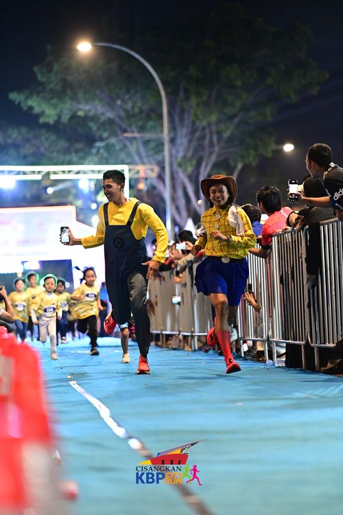 Race photo from CISANGKAN KBP CITY RUN 2025