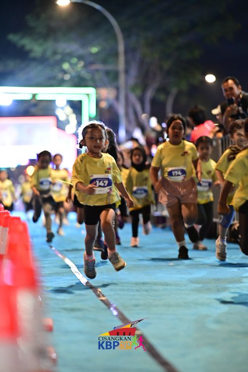 Race photo from CISANGKAN KBP CITY RUN 2025