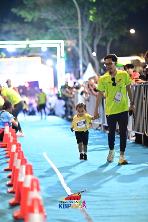 Race photo from CISANGKAN KBP CITY RUN 2025
