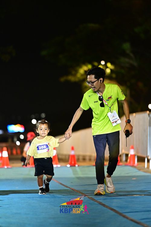 Race photo from CISANGKAN KBP CITY RUN 2025