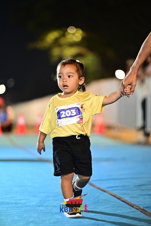 Race photo from CISANGKAN KBP CITY RUN 2025
