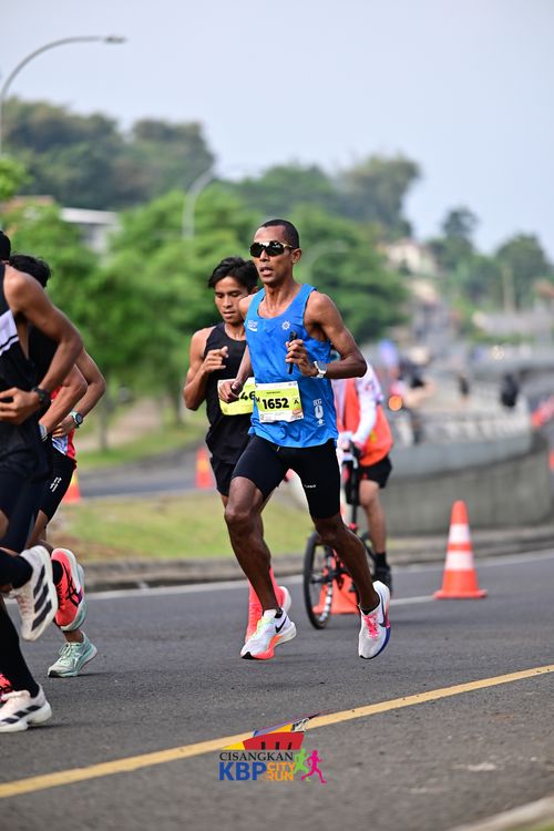 Race photo from CISANGKAN KBP CITY RUN 2025