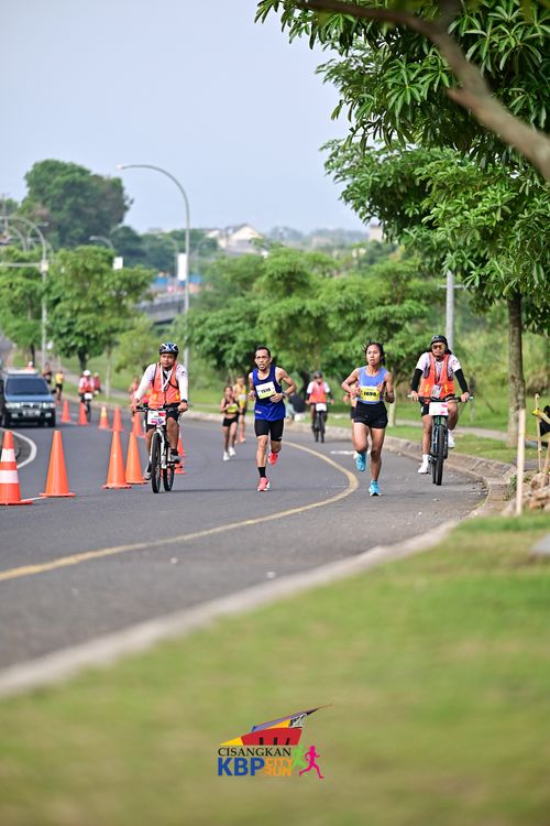 Race photo from CISANGKAN KBP CITY RUN 2025