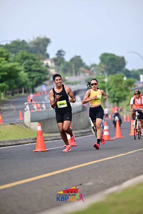 Race photo from CISANGKAN KBP CITY RUN 2025