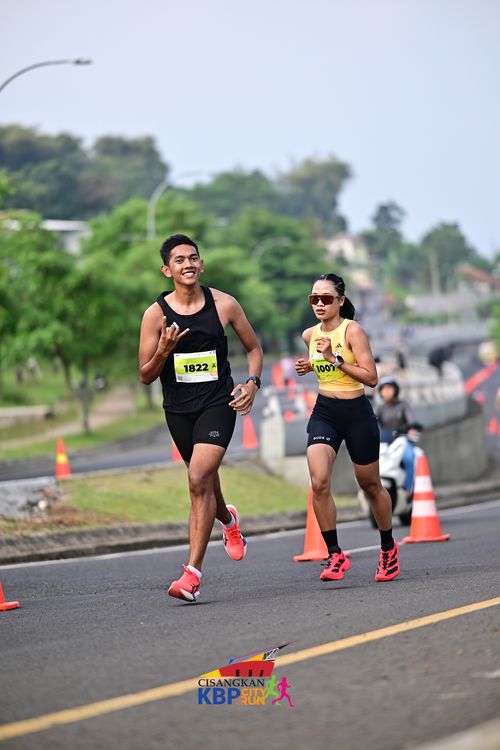 Race photo from CISANGKAN KBP CITY RUN 2025