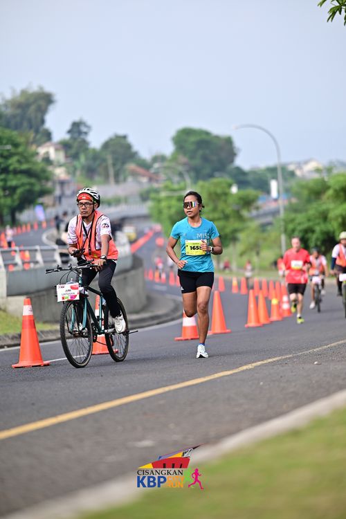 Race photo from CISANGKAN KBP CITY RUN 2025