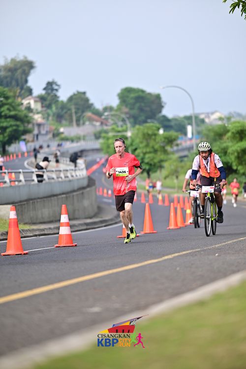 Race photo from CISANGKAN KBP CITY RUN 2025