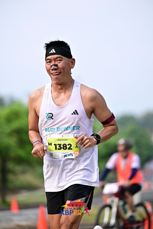 Race photo from CISANGKAN KBP CITY RUN 2025