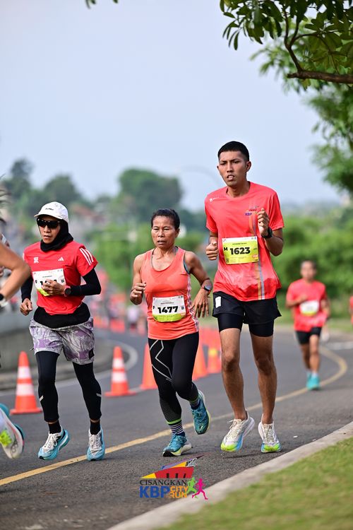 Race photo from CISANGKAN KBP CITY RUN 2025