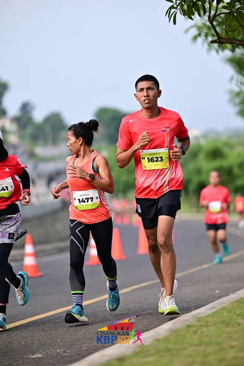 Race photo from CISANGKAN KBP CITY RUN 2025