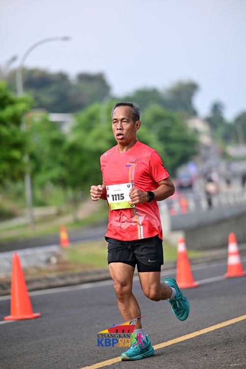 Race photo from CISANGKAN KBP CITY RUN 2025