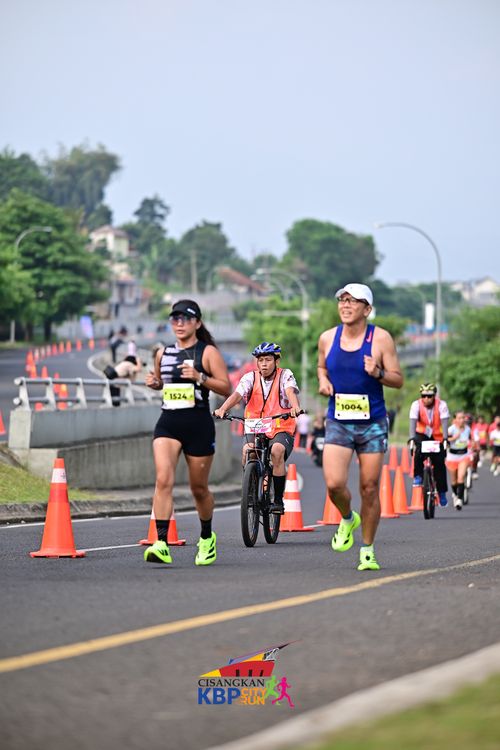 Race photo from CISANGKAN KBP CITY RUN 2025