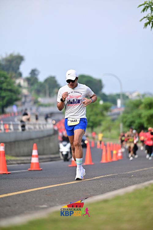 Race photo from CISANGKAN KBP CITY RUN 2025