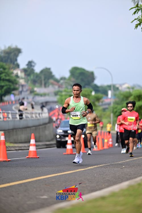 Race photo from CISANGKAN KBP CITY RUN 2025