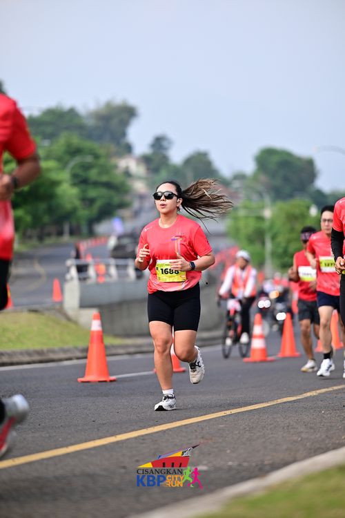 Race photo from CISANGKAN KBP CITY RUN 2025