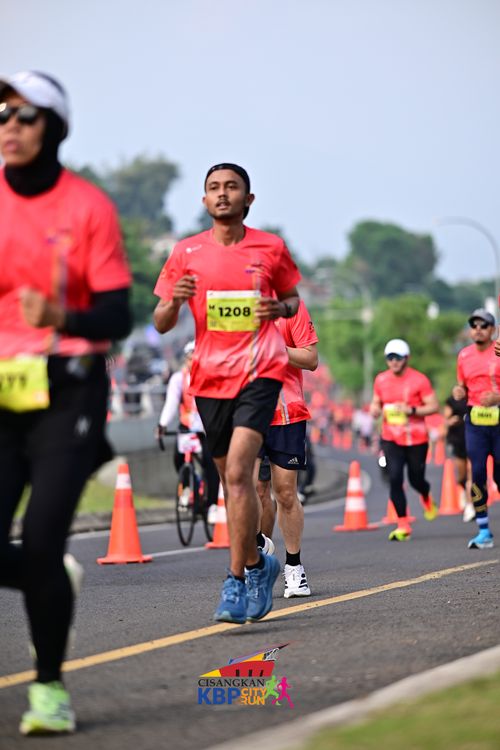 Race photo from CISANGKAN KBP CITY RUN 2025
