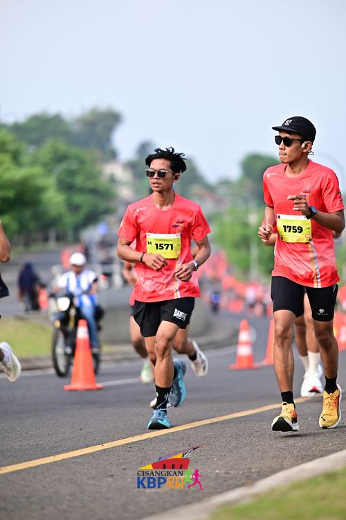 Race photo from CISANGKAN KBP CITY RUN 2025