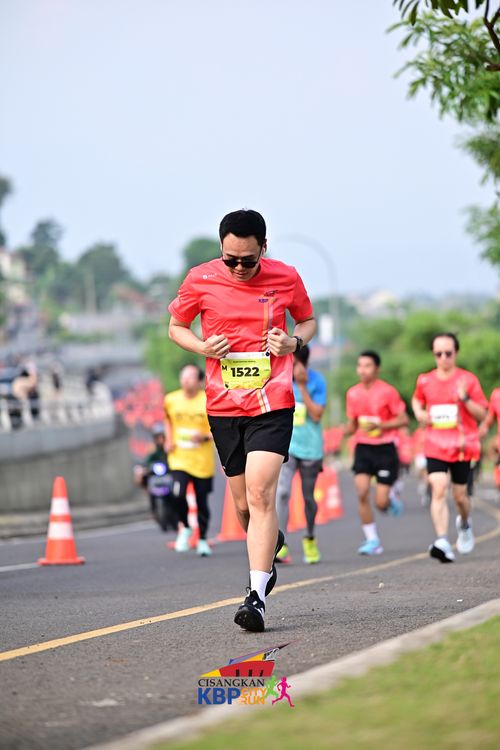 Race photo from CISANGKAN KBP CITY RUN 2025