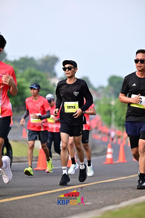 Race photo from CISANGKAN KBP CITY RUN 2025