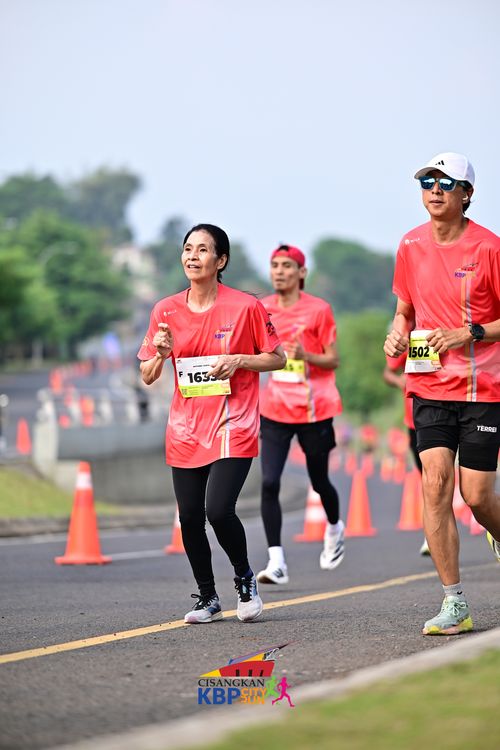 Race photo from CISANGKAN KBP CITY RUN 2025